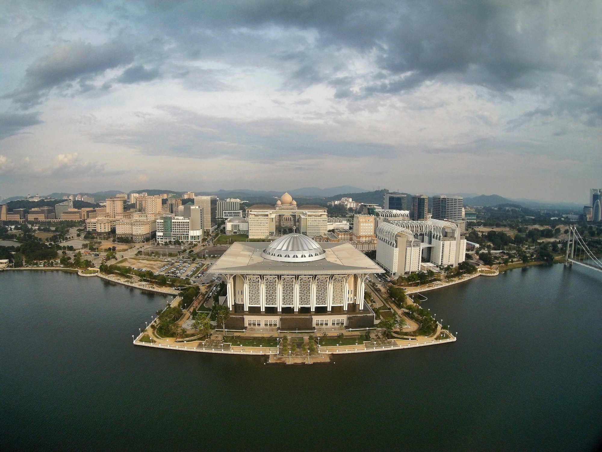 Aerial view of Putrajaya, Malaysia's federal administrative centre